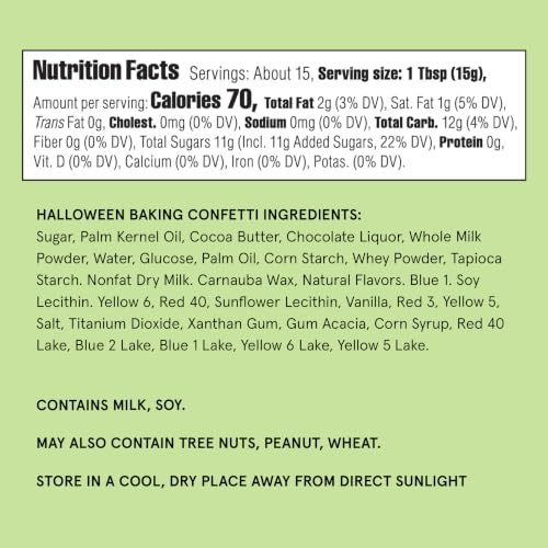 Monster Mash Halloween Baking Confetti 2 Pack (16 Ounce)