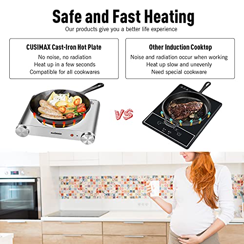 Electric Stove (Silver / Single Burner)