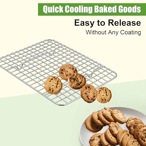 8.7"x6.3" Stainless Steel Mini Cooling Rack Set Fit 9x7 Sheet Pan (8.7" x 6.3")