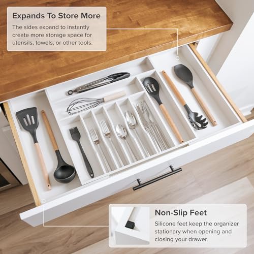 Silverware & Utensil Drawer Organizer