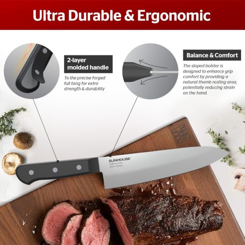 Chef Knife 7.5" High Carbon Stainless Steel (KS-KN190CH)