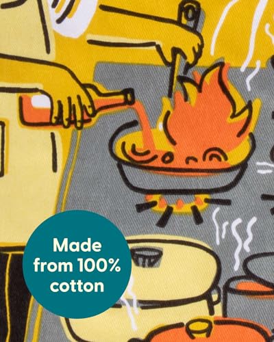 Oven Mitts Cute Kitchen Accessories & Kitchen Gifts (Man With a Pan)