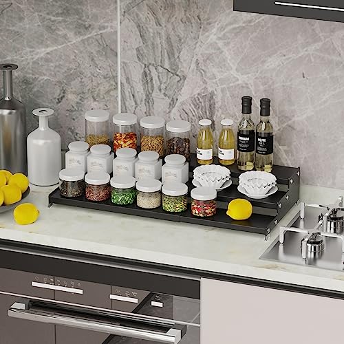 Expandable Spice Rack Storage organizer with 3