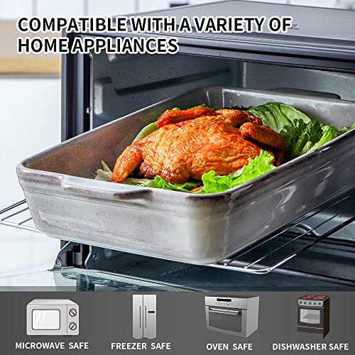 Bakeware Set Ceramic Baking Dish Set (Variable Grey)