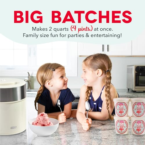 Deluxe Gelato & Ice Cream Maker (2 Quart / Cream)