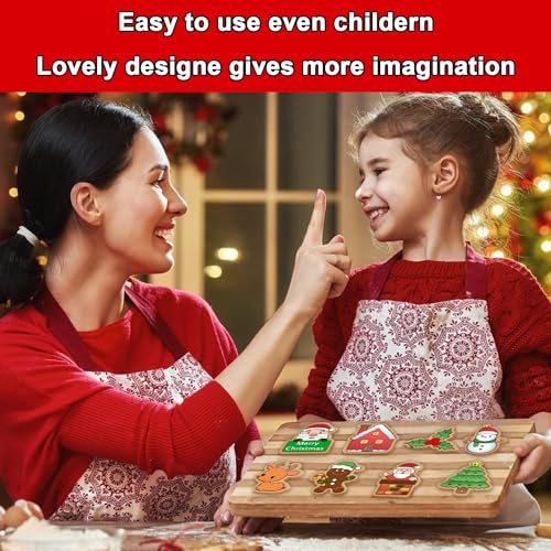 3D Christmas Cookie Cutters (8Packs Christmas Cookie Cutters)