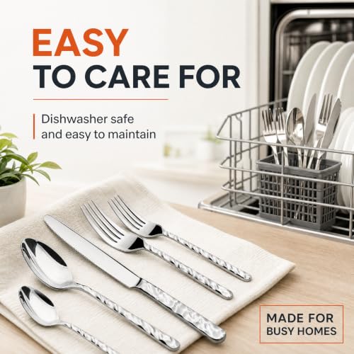 60 Piece Silverware Set for 12 (60 Pieces)