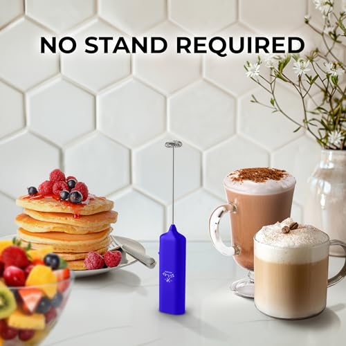 Mini & Mighty Milk Frother Wand (All Must Go Royal Blue / Mini Frother)