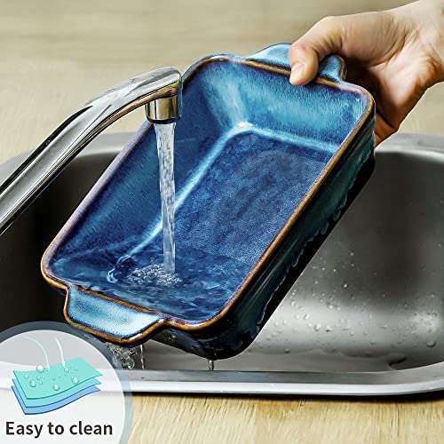Bakeware Set Ceramic Baking Dish (Nebula Blue)
