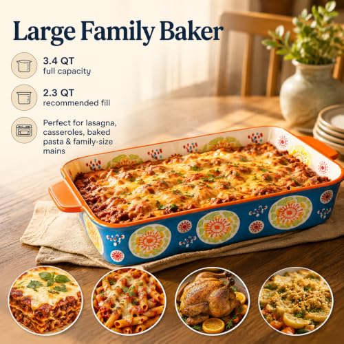 Ceramic Baking Dish Set (Ocean Blue)