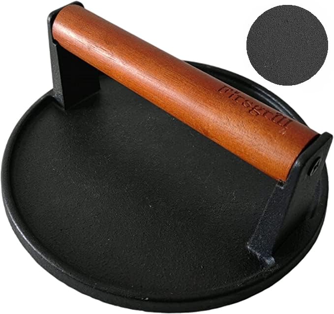 Burger Press 7.08" Round & 8.3”X4.3”Rectangle Heavy (Round & Rectangle w Flat Bottom)