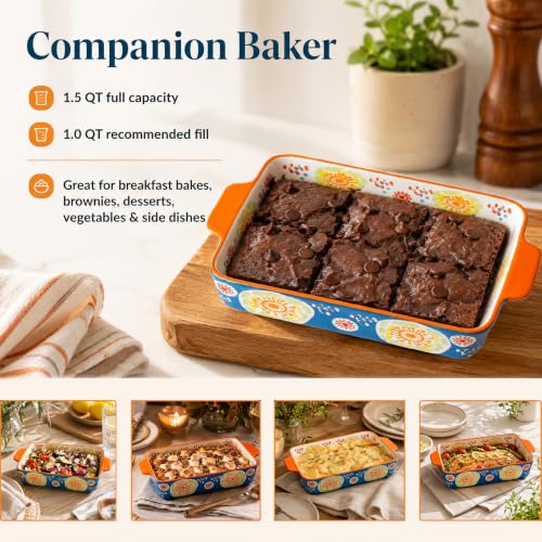 Ceramic Baking Dish Set (Ocean Blue)