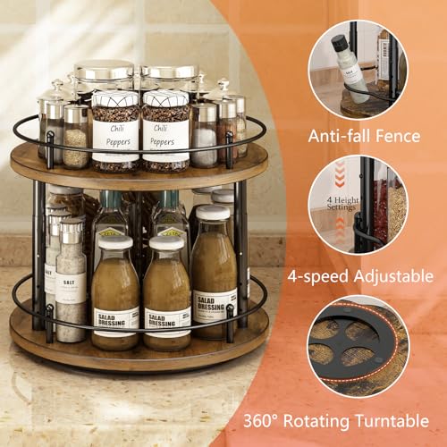 2 Tier Lazy Susan Organizer