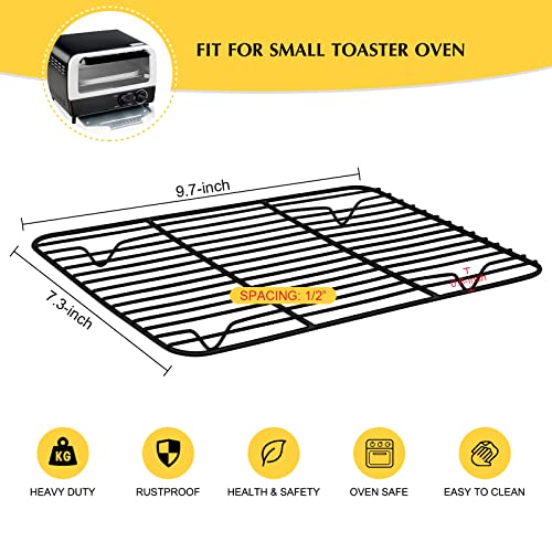 Small Baking Cooling Rack Set of 2 (9.7” x 7.3”)