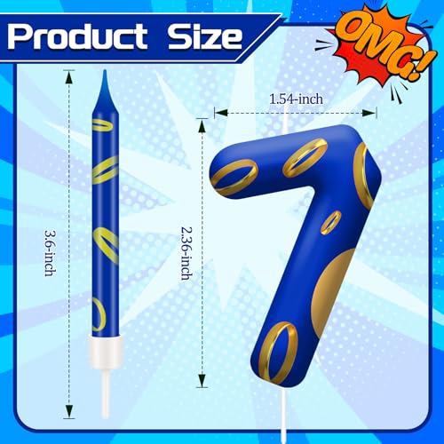 13PCS Birthday Cake Candles Set (13 Count)