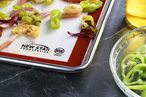 530271 Commercial Grade Silicone Baking Mat Non Stick Pan Liner (20"L x 14"W)
