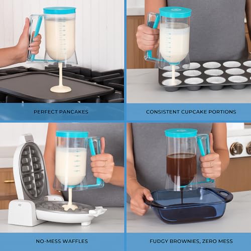 Pancake Batter Dispenser (Turquoise)