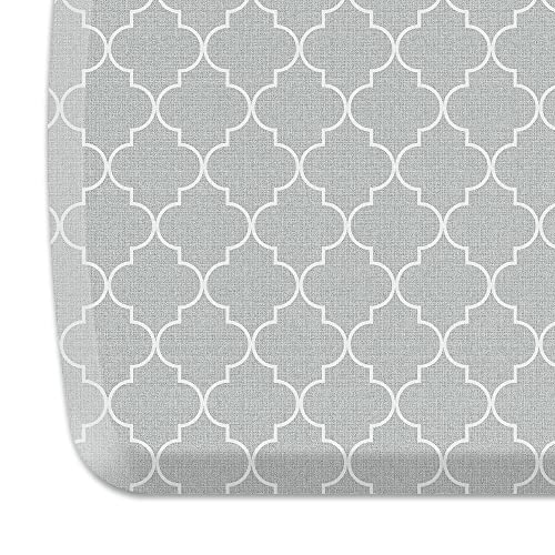 Elite Premier Anti (48"L x 20"W x 0.8"Th / Trellis Light Grey)