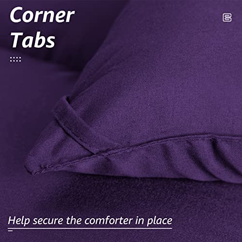 All Season King Size Bed Comforter (Purple / King（90*102）)