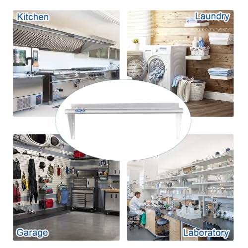 HARDURA Stainless Steel Shelf 12" x 60" (12"X60")