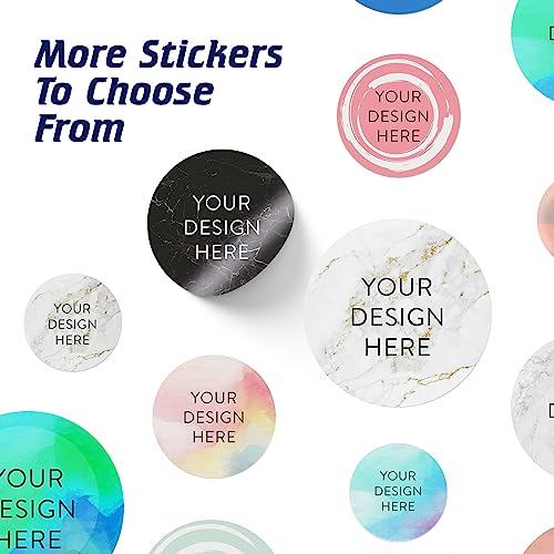 Custom Vinyl Stickers Your Image (100 Count)