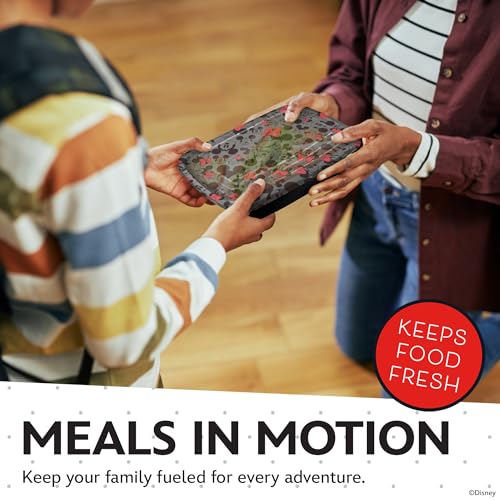 Disney Mickey & Minnie Meal Prep Containers (Mickey & Minnie (Black))
