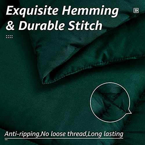 All Season Full Size Bed Comforter (Emerald / Full（82*86）)