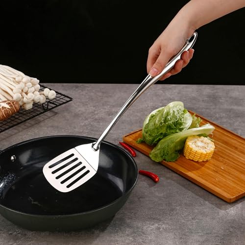 18 10 Stainless Steel Cooking Utensils Set with Holder (7 Count)