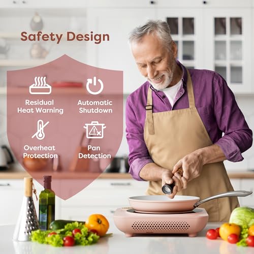 CATIH1A P Portable Induction Cooktop (Pink)