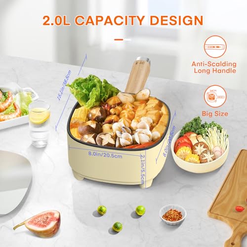 2L Hot Pot Electric (Matte Beige / 2 Liters)