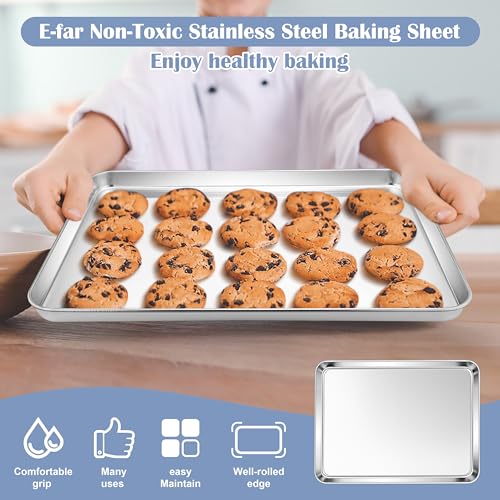 Stainless Steel Baking Sheets Set of 4 (4 Count)