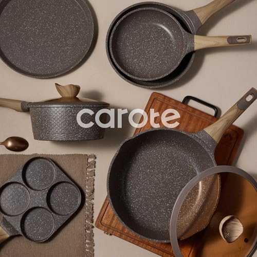 31pcs Pots and Pans Set (Dark Brown / 31 Piece)