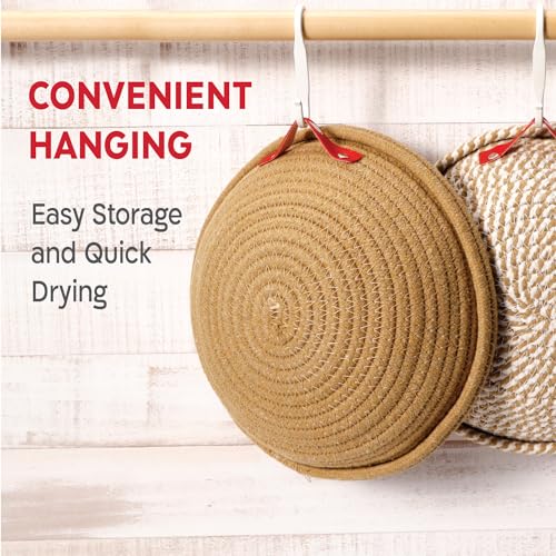 Cotton Rope Banneton Bread Proofing Basket Set (2 Count)