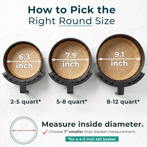 Cathy Yoder's Round Air Fryer Liners (8 inch - Round)