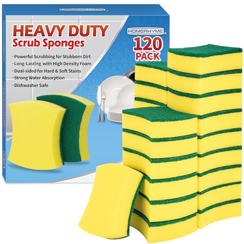 Heavy Duty Scrub Sponges (120 Pack)