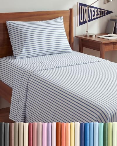 Twin XL 3 Piece Sheet Set (43 - Blue Stripes 2 / Twin XL)