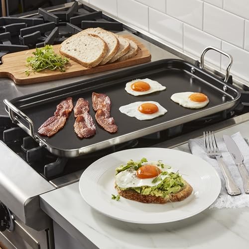 MultiClad Pro Triple Ply Stainless 10" x 18" Non (New Double Burner Griddle)