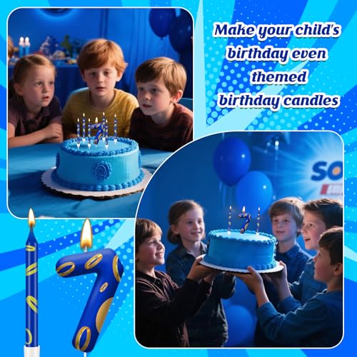 13PCS Birthday Cake Candles Set (13 Count)