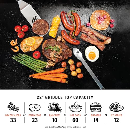 1666 22” Tabletop Griddle with Stainless Steel Faceplate (2024 Model)