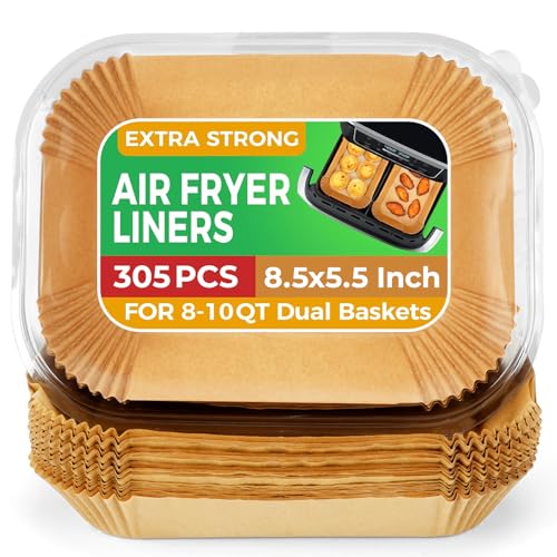 305Pcs Air Fryer Liners 8.5" x 5.5" for Bella Slim (8.5*5.5)