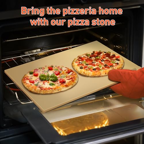 Pizza Stone for Grill 20 x 13.5 Inch