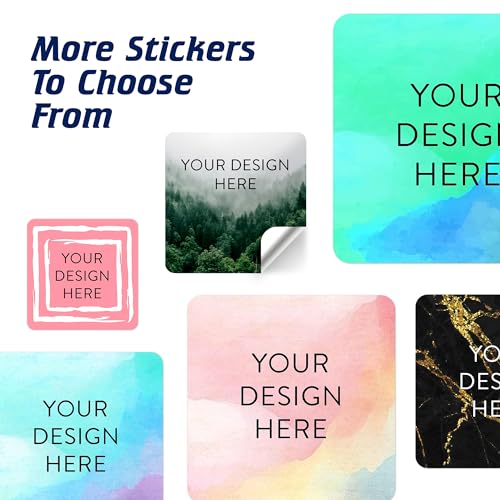 100 Custom Vinyl Stickers (100 Count)