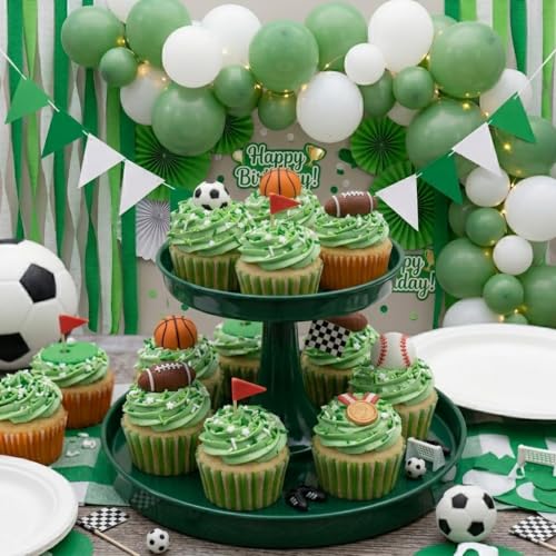 Sprinkles Edible Cake and Cupcake Jimmies (Green White)