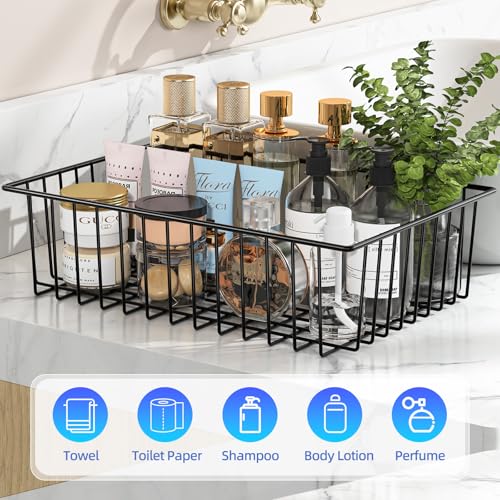 12 Pack Extra Large Wire Storage Baskets (12 pack)