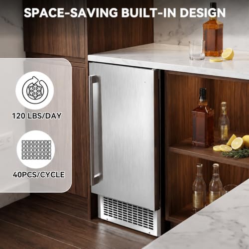 Under Counter Ice Maker (Stainless Steel)