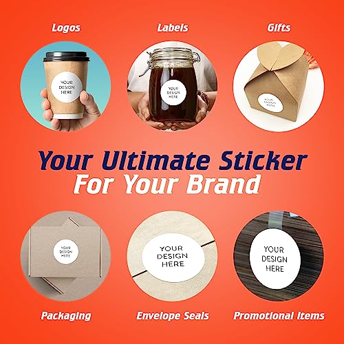 Custom Vinyl Stickers Your Image (100 Count)