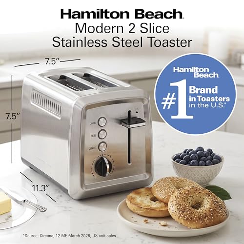 2 Slice Toaster with Extra (Defrost Function / Stainless Steel)