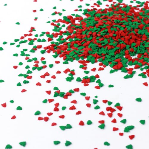 Christmas Tree Confetti Sprinkle Mix (Red, Green)