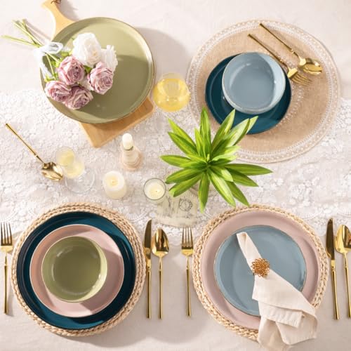 Dinnerware Sets for 4 (Colorful / Service For 4(12Pcs))