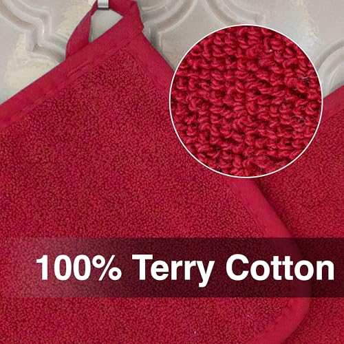 Terry Potholder & Hot Pad (4 Count)